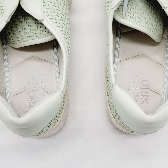 3/$25 🍓 Franco Sarto teal color chunky wedge shoes size 10M - Picture 4 of 8